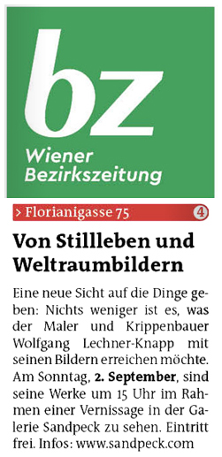 Wolfgang Lechner Christian Zitt Carmen Marcos Christian Zitt Wiener Bezirkszeitung Josefstadt artmagazine Kunstzeitung Wien Österreich Printmedien Presse irische Harfe Finissage Lesung Buchpräsentation Krimiabend offene Singrunde moderne gegeständliche zeigenössische Kunst kaufen mieten Werkpräsentation Ausstellung Vernissage bildende gestaltende KünstlerInnen GrafikerInnen FotografInnen KunsthandwerkerInnen angewandten Kunst Gebrauchskunst DesignerInnen ErwachsenenbildnerInnen KursleiterInnen TrainerInnen Menschen Fachwissen Kompetenzen Wissen Können interessierten Menschen AutorInnen LiteratInnen DichterInnen LyrikerInnen SchriftstellerInnen JournalistInnen MusikerInnen AlleinunterhalterInnen Ausstellungsräume Kursräume Seminarraum geschlossene Veranstaltungen Fest privaten Rahmen Übungsraum MusikerInnen Treffpunktregelmäßige Gruppen Trainingsgruppe Kunstwerke Kunstmarkt Kunst mieten Mietkunst Ausstellungszeit Programm Kunstverleihs  Kunstinteressenten Unterstützer KunstsammlerIn Autoren Verlage Vermarktung Marketing Kommunikationsstrategien Presse Öffentlichkeitsarbeit Konzepte Printmedien Onlinemedien künstlerischen Arbeit Ausstellungsorganisation Pressemitteilungen Onlineplattformen gewinnbringender Webseiten Künstlerhompage Künstlerberatung Performances Veranstaltungskalender Kunstkalender  Kunsthandwerksmarkt Weihnachtsmarkt Christkindlmarkt Adventmarkt 