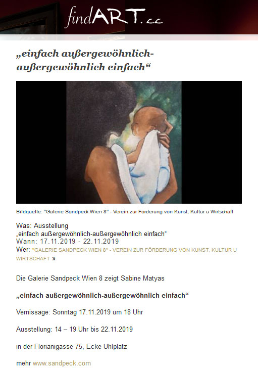 Galerie Sandpeck Wien 8 Josefstadt Mietgalerie österreichische zeitgenössische Kunst Kultur bildende gestaltende KünstlerInnen FotografInnen DesignerInnen Ausstellung Vernissage Finissage Weihnachtsmarkt Adventmarkt Kunstmarkt Kunstsupermarkt Kunsthandwerksmarkt Christkindlmarkt Galerie Sandpeck Design Adventmarkt 2018 Wien Josefstadt Gegenwartskunst zeitgenössische moderne österreichische Mietgalerie Kunst Kultur Wirtschaft Veranstaltungslokal Kunstkalender Veranstaltungsprogramm Pop-up-Store Seminarraum Übungsraum Kursräume Trainingsraum mieten Mietgalerie Florianigasse Josefstädter Straße 1080 kaufen mieten Werkpräsentation Ausstellung Vernissage bildende gestaltende KünstlerInnen GrafikerInnen FotografInnen KunsthandwerkerInnen angewandten Kunst Gebrauchskunst DesignerInnen offene Singrunde ErwachsenenbildnerInnen KursleiterInnen TrainerInnen Menschen Fachwissen Kompetenzen Wissen Können interessierten Menschen AutorInnen LiteratInnen DichterInnen LyrikerInnen SchriftstellerInnen JournalistInnen MusikerInnen AlleinunterhalterInnen Ausstellungsräume geschlossene Veranstaltungen Fest privaten Rahmen MusikerInnen Treffpunkt regelmäßige Gruppen Trainingsgruppe Kunstwerke Kunstmarkt Kunst mieten Mietkunst Ausstellungszeit Programm Kunstverleihs  Kunstinteressenten Unterstützer KunstsammlerIn Autoren Verlage Vermarktung Marketing Kommunikationsstrategien Presse Öffentlichkeitsarbeit Konzepte Printmedien Onlinemedien künstlerischen Arbeit Ausstellungsorganisation Pressemitteilungen Onlineplattformen gewinnbringender Webseiten Künstlerhompage Künstlerberatung Performances Veranstaltungskalender Kunsthandwerksmarkt Weihnachtsmarkt Christkindlmarkt Adventmarkt