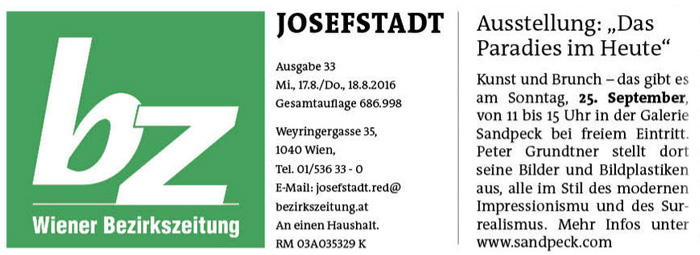 Mietgalerie Wien Vernissage Ausstellung Kunstgalerie International Vienna Mietgalerie Josefstadt Stadtspionin Das Magazin für aktuelles Ausstellungsgeschehen Vernissage Kurier Freizeit Kultur Wochenende Kronen Zeitung oe24 Österreich Augustin Strawanzerin BZ Wiener Bezirkszeitung Josefstadt Tage der offenen Werkstätten achten herum A-List Wien Tourismus der Grazer Österreich Heute Zeitung Kunstplattform für moderne Kunst Kulturverein Galerie Sandpeck Wien zeitgenössische österreichische Kunst K
          ultur Wirtschaft Veranstaltungslokal Künstlerberatung Kunstkalender Kunsthandwerksmarkt Veranstaltungsprogramm Pop-up-Store Florianigasse Josefstädter 1080 kaufen mieten Werkpräsentation Ausstellung bildende gestaltende KünstlerInnen GrafikerInnen FotografInnen KunsthandwerkerInnen angewandten Gebrauchskunst DesignerInnen ErwachsenenbildnerInnen KursleiterInnen TrainerInnen Menschen Fachwissen Kompetenzen Wissen Können interessierten Menschen AutorInnen LiteratInnen DichterInnen LyrikerInnen SchriftstellerInnen JournalistInnen MusikerInnen AlleinunterhalterInnen Ausstellungsräume Kursräume Seminarraum geschlossene Veranstaltungen Mietraum Fest privater Rahmen Übungsraum MusikerInnen Treffpunkt regelmäßige Gruppen Trainingsgruppe Kunstwerke Kunstmarkt Mietkunst Ausstellungszeit Programm Kunstverleih Kunstinteressenten 
          Unterstützer KunstsammlerIn Vermarktung Marketing Kommunikationsstrategien Presse Öffentlichkeitsarbeit Konzepte Printmedien Onlinemedien künstlerischen Arbeit Ausstellungsorganisation Pressemitteilungen Onlineplattformen gewinnbringender Webseiten Künstlerhompage Weihnachtsmarkt Christkindlmarkt Adventmarkt