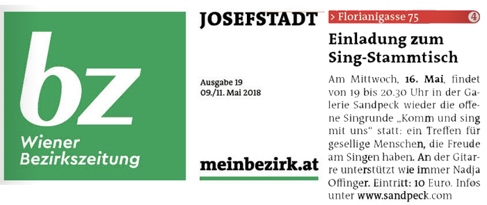 Wiener Bezirkszeitung Josefstadt artmagazine Kunstzeitung Wien Österreich Printmedien Presse irische Harfe Finissage Lesung Buchpräsentation Krimiabend offene Singrunde moderne gegeständliche zeigenössische Kunst kaufen mieten Werkpräsentation Ausstellung Vernissage bildende gestaltende KünstlerInnen GrafikerInnen FotografInnen KunsthandwerkerInnen angewandten Kunst Gebrauchskunst DesignerInnen ErwachsenenbildnerInnen KursleiterInnen TrainerInnen Menschen Fachwissen Kompetenzen Wissen Können interessierten Menschen AutorInnen LiteratInnen DichterInnen LyrikerInnen SchriftstellerInnen JournalistInnen MusikerInnen AlleinunterhalterInnen Ausstellungsräume Kursräume Seminarraum geschlossene Veranstaltungen Fest privaten Rahmen Übungsraum MusikerInnen Treffpunktregelmäßige Gruppen Trainingsgruppe Kunstwerke Kunstmarkt Kunst mieten Mietkunst Ausstellungszeit Programm Kunstverleihs  Kunstinteressenten Unterstützer KunstsammlerIn Autoren Verlage Vermarktung Marketing Kommunikationsstrategien Presse Öffentlichkeitsarbeit Konzepte Printmedien Onlinemedien künstlerischen Arbeit Ausstellungsorganisation Pressemitteilungen Onlineplattformen gewinnbringender Webseiten Künstlerhompage Künstlerberatung Performances Veranstaltungskalender Kunstkalender  Kunsthandwerksmarkt Weihnachtsmarkt Christkindlmarkt Adventmarkt 